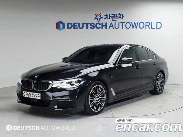 BMW 5-Series 520d M Sport Plus 2020 года из Кореи
