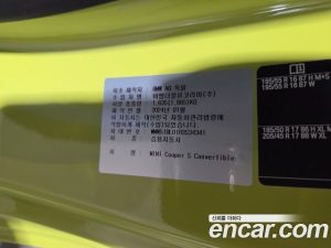 Mini Cooper Convertible CLASSIC 2024 года из Южной Кореи