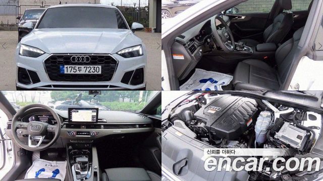 Audi A5 40 TFSI 4WD Premium Sportback 2023 года из Кореи