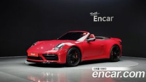 Porsche 911 CARRERA 4 GTS Cabriolet 2022 года из Южной Кореи