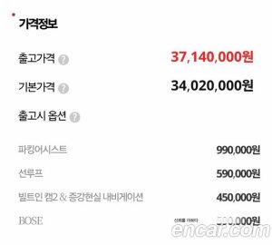 Hyundai Kona Бензин 1.6 Turbo 4WD 2026 года из Южной Кореи