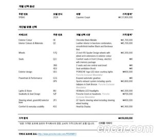Porsche Cayenne 3.0 Coupe 2024 года из Южной Кореи