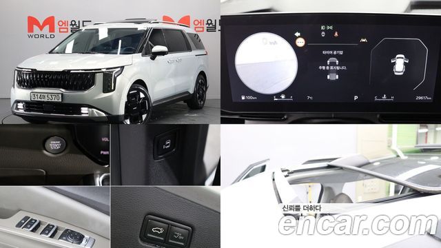 Kia Canival Бензин 9-Seater Noblesse 2024 года из Кореи