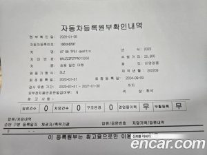 Audi A7 55 TFSI 4WD Premium 2023 года из Южной Кореи